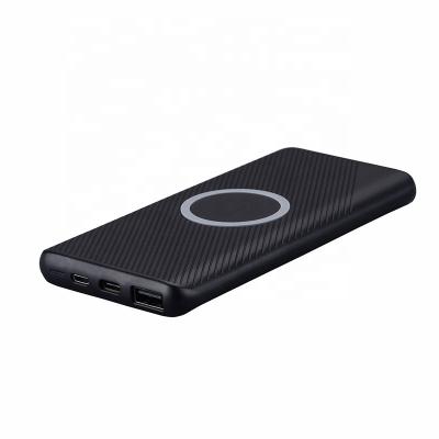 China Fast Wireless Power Charger Batteries Polymer Charger Bank Charge Power Bank for sale