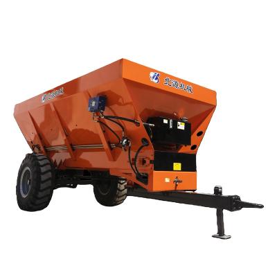 China High Efficiency Tractor Trailed Twin Disc Granular Fertilizer Spreader Organic Fertilizer Spreader For Fertilizer Spreading for sale