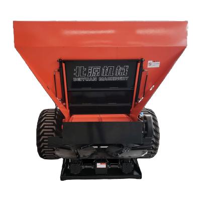 China High Efficiency Agricultural Machinery PTO Tractor Trailed Twin Manure Fertilizer Spreader Animal Disc Fertilizer Drop Spreader For Farm for sale