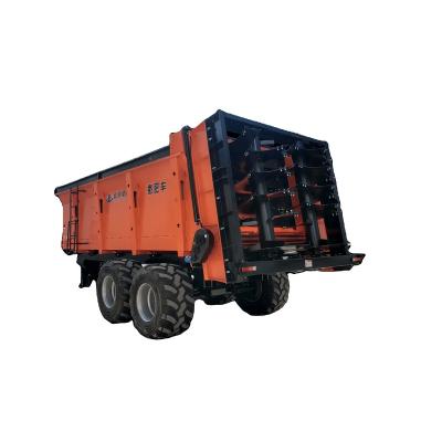 China 2023 High Efficiency New Product Twin Thresher Manure Fertilizer Lime Fertilizer Spreader Vertical Rear Discharging For 200-300HP Tractor for sale