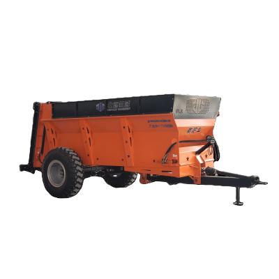 China Big Lime High Yield Compost Manure Fertilizer Cool Lime Fertilizer Animal Waste Spreader Wagon Trailer For Stock Farm for sale