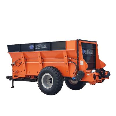 China High Efficiency Factory Supply Jelly Horizontal Propeller Chicken Fertilizer Lime Rear Spread Manure Spreader For 100-160HP Tractor for sale