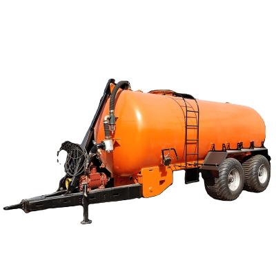 China High Efficiency Manufacturer Supply Sewage Pump Vacuum Sludge Suction Semi Trailer Manure Fertilizer Manure Spreader for sale