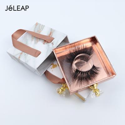 China Factory price natural soft eyelashes full strip lashes custom lashbox packaging for sale