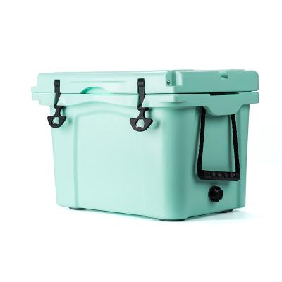 China Wholesale Car Waterproof 20QT 35QT 45QT 50QT Everich Green Car Cooler Box Refrigerator Ice Chest Insulated Hard Portable Cooler Outdoor Camping for sale