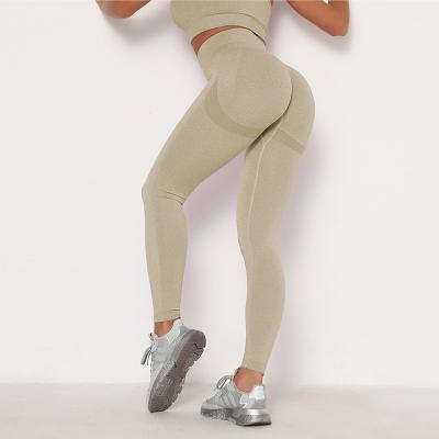 China Breathable Practical Hot Sale Gym Seamless Fitness Jogging Running Pants Quick Dry Skin-Friendly Yoga Legging Pants for sale