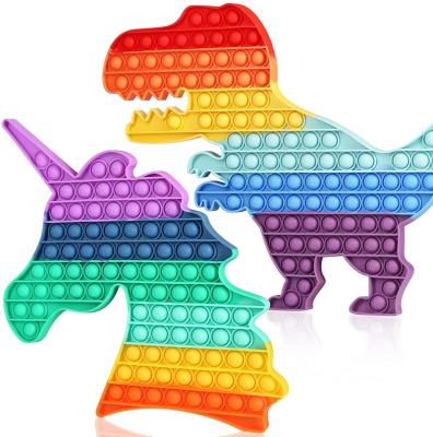 China Giant Huge Jumbo Unicorn Dinosaur Fidgety Person Toys ADHD Sensory Worry and Relaxation for Kids and Adults for sale