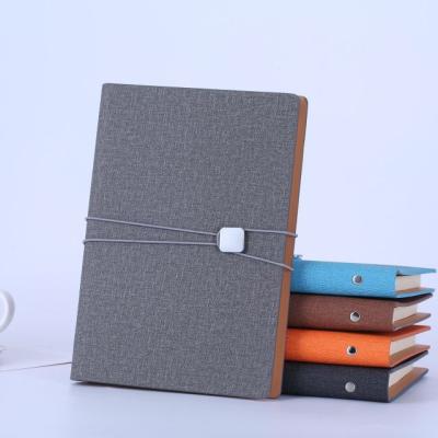 China Wholesale Hardcover Book Desk Organizer Diary Business Notebook for Man Loose Leaf Planner A5 A6 Custom Journals PU Leather Binding Notebooks for sale