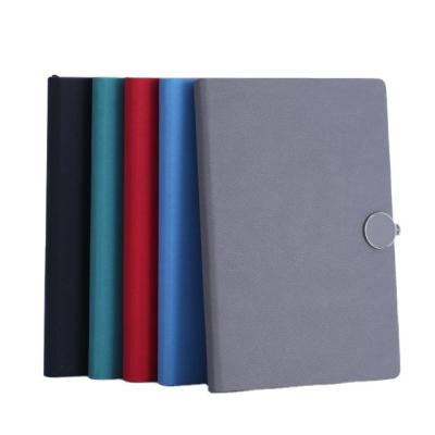 China Ultra-thick Magnetic Notebook A5 Business Hardcover Book Thickened Soft Notebooks Work Meeting Minutes Diary Notebook Promotional Gift Set for sale