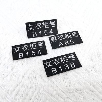 China Private Wholesale Washable Customized Woven Label Private Labels For Clothing Labels for sale