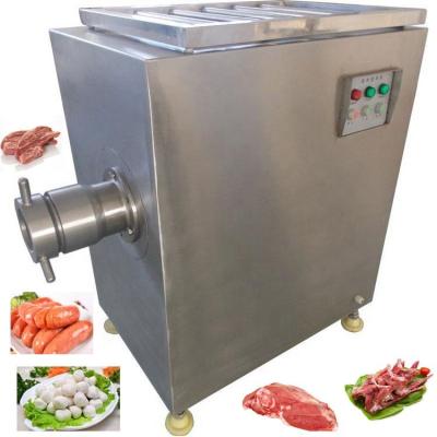 China Industrial Chinese Meat Processing Plant 120 Meat Grinder Fresh Meat Machinery Frozen Meat Grinder For Sausage With Reasonable Price for sale