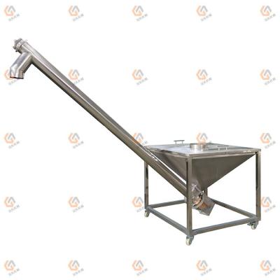 China Cheapest Rusty Heavy Duty Automatic Industrial Inclined Hopper Feeder Conveyor / Auger Lift Screw Conveyor Machine With A Cheap Price for sale