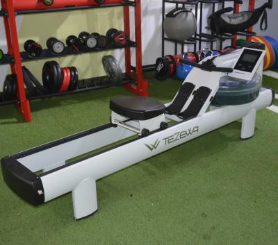 China commercial use adjustable resistance water rowing machine / high quality commercial water rower for sale