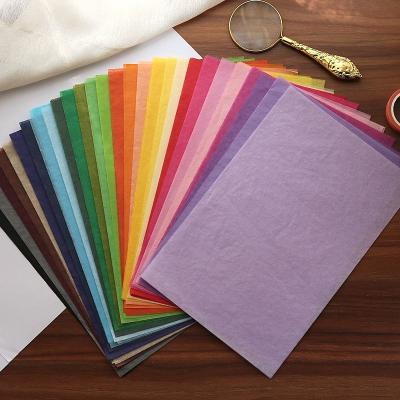 China ANTISTATIC Stock Colored 17g Silk Tissue Paper For Clothes And Flower Wrapping for sale