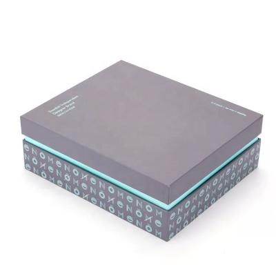 China Cheap Recycled Materials Two Pieces Gift Box With Wall for sale