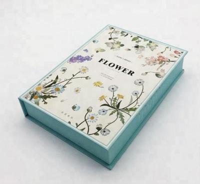 China Recycled Materials Book Shape Eco Friendly Perfume Packaging Boxes With Foam for sale