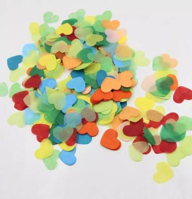 China ANTISTATIC Custom Round Star And Heart Shape Paper Confetti For Wedding for sale