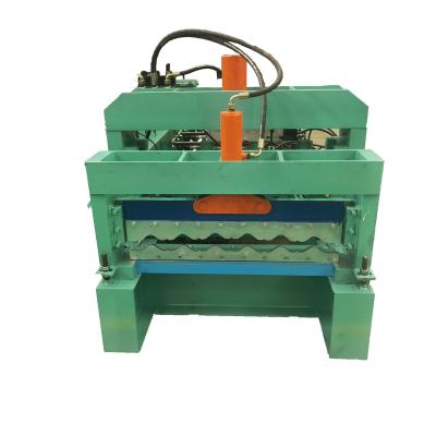 China Construction worksÂ   Archaize Glazed Tile Color Steel Tile Galvanized Sheet Aluminum Sheet Cold Bending Forming Equipment for sale