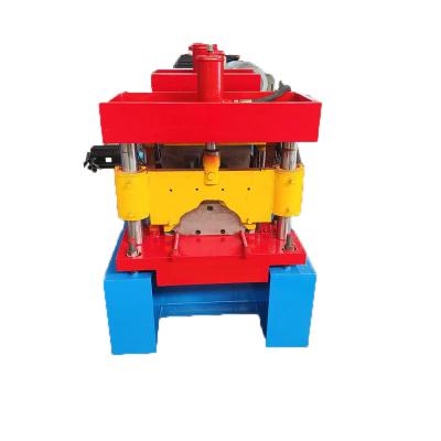 China Construction worksÂ   Most Popular Color Sheet Rain Gutter Roof Tile Metallic Ridge Roll Forming Machine For Steel Keel Forming Machine for sale