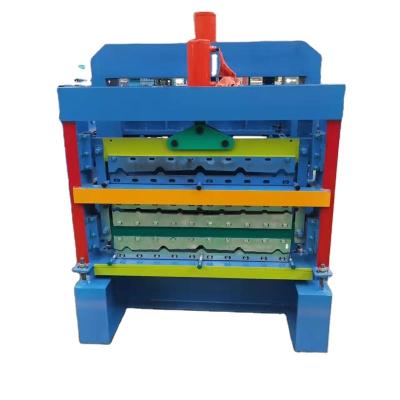 China Construction worksÂ   Automatic Floor Deck Color Steel Roll Forming Machine for sale