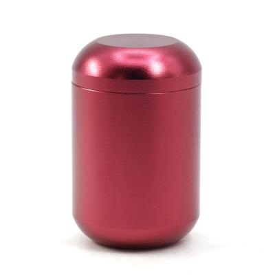 China Custom Storage Smell Proof Airtight Metal Herb Tobacco Storage Container Stash Aluminum Jars for sale