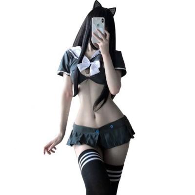 China Polyester Student Uniform Set Sexy Nurse Costume Is The Passionate Maid's Ultimate Seduction for sale