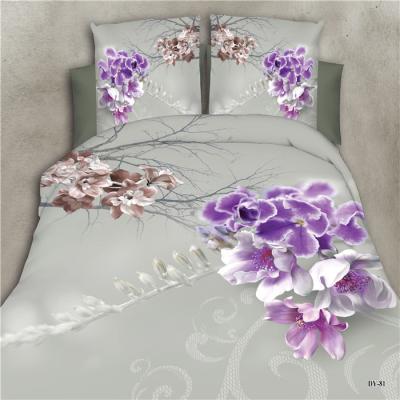 China New Design 3D Flat Sheet Bridal Waterproof Bedding Set Home for sale