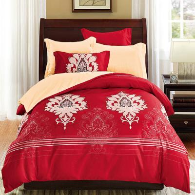 China Simple High Quality Unique Bridal Wedding Dubai Bed Sheet Set for sale