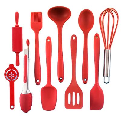 China Viable Wholesale Kitchen Accessories Cooking Tools Mini Silicone Kitchen Utensils Set for sale