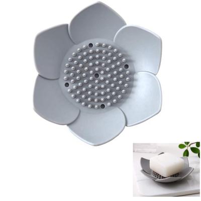 China Eco-Friendly Modern Wholesale Bathroom Soap Dish Holder Silicone Soap Holder for sale