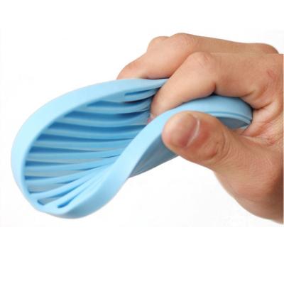 China Sustainable Hot Selling Multi Function Bathroom Soap Dish Holder Silicone Soap Holder for sale