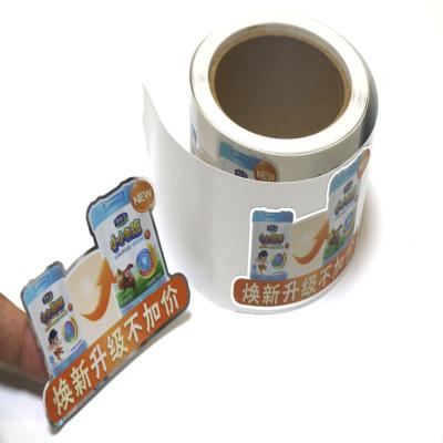 China Roll Logo Label Custom Scratch-off Adhesive Packaging Printing Stickers for sale