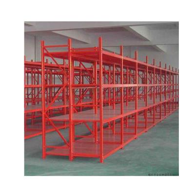 China Corrosion Protection Warehouse Storage Shelves Racking System Multilayer Metal Beams Medium Duty Steel Structure Shelving for sale