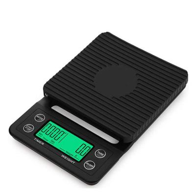 China Weight Inventory Product Digital 5Kg 0.1G Tempered Glass Food Weighting Scale Kitchen Measuring Scale for sale