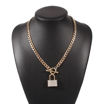 China Eco-Friendly Hip Hop High Quality 18K Gold Plated Chunky Wholesale Stainless Steel Trendy Fashion Simple Jewelry Cuban Chain Necklace For Men for sale