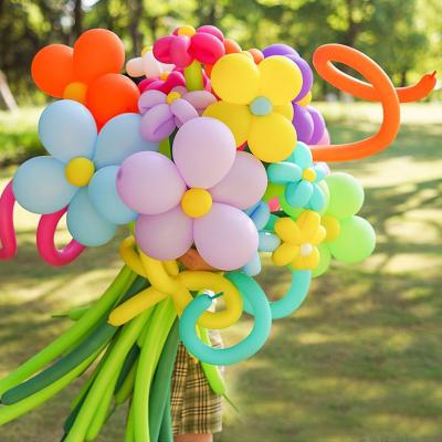 China Latex Macaron Twisting Animal Magic Latex Balloons Thickening Skinny Shape Party Decorations Supplies Festival Wedding Birthday for sale