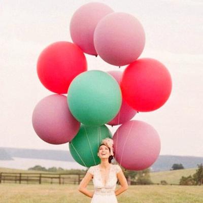 China Latex 36 inch Colorful Big Latex Balloons Helium Inflable Blow Up big Balloon Wedding Birthday Party Decoration Large Balloon for sale