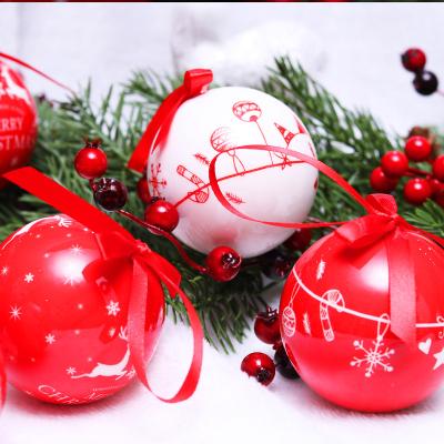 China Foam 7.5cm Sticker Christmas Tree Moss Balls Decorations Christmas Tree Hanging Foam Ball for sale