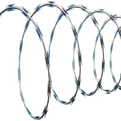 China CBT-60 / CBT-65 Razor Barbed Wire 0.5 Mm Diameter Protection for sale