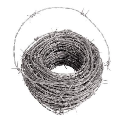 China Anti-Corrosion Jail Barbed Wire Fencing Roll 10kgs 15kgs 25kgs 50kgs Barbed Wire Price for sale