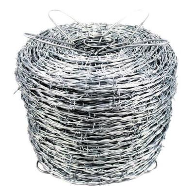 China Anti-Corrosion Barbed Wire For Fencing Factory Price 500m Per Roll Malaysia for sale