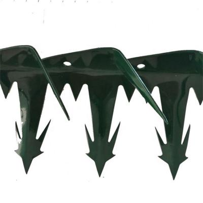 China Hot Selling Spike Big Size Coated Razor Wall Spikes Latest Protection Performance Design for sale