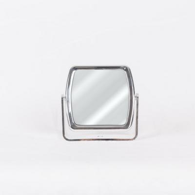 China Various Occasional Promotional Good Quality Plated Small Square Dressing Table Mirror for sale