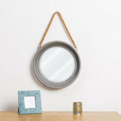 China Art Decor Hot Sale Small Size Decorative Vintage Mirror Living Room Hanging Mirror for sale