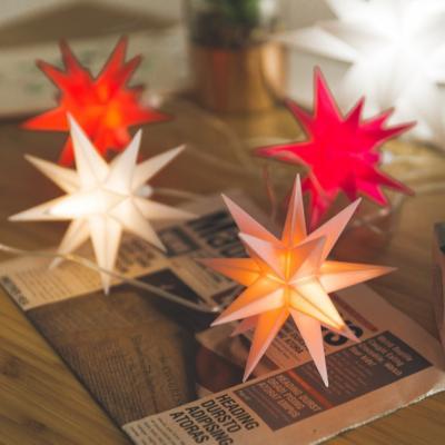 China Art Decor 15 Led Hanging Lampshade For Plastic LED Light Christmas Star Decor for sale