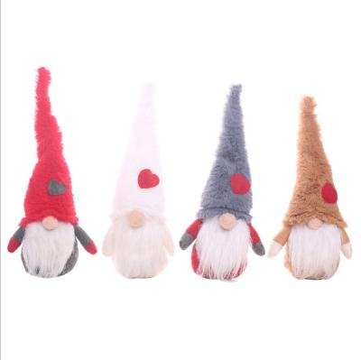 China Wholesale Cute Christmas Party Santa Claus Gift Decorations Creative Christamas Home Decor Sublimation Knitted Christmas Doll Christmas Ornaments for sale