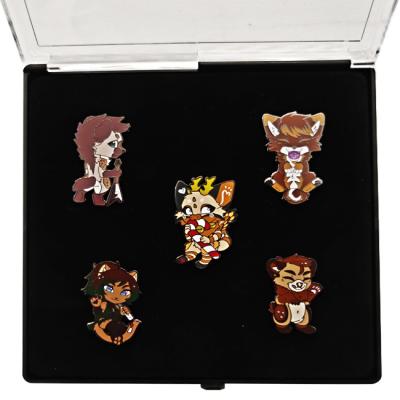 China China Wholesale Custom Enamel Pins Design Hard Logo Package Pin Lapel Christmas Sublimation Enamel Metal Badge Gift Box Zinc Alloy Holder for sale