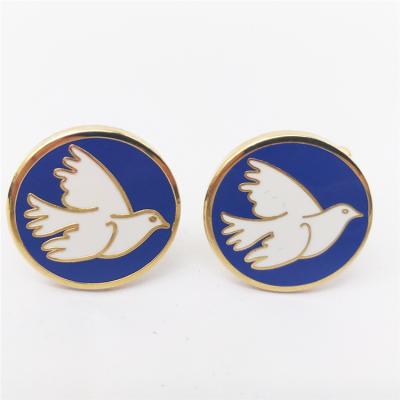 China Custom made metal cufflink from decoration/souvenir/gift maker etc. pigeon ONE WAY supply for sale