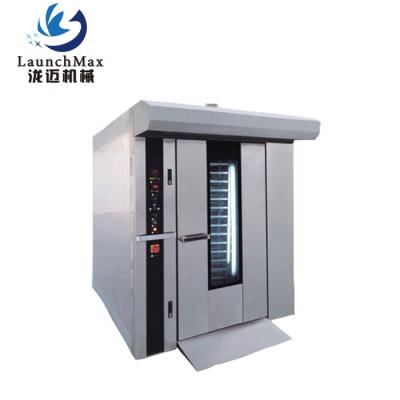 China Commercial Catering 64 Trays Rotary Gas Oven For Confectioneries for sale