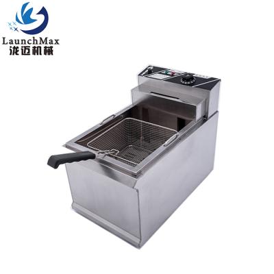 China LEF-061-stainless Hotels Steel Single Tank Electric Fryer for sale